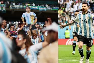 Lionel Messi made the 1-0 from the penalty spot, in the World Cup.