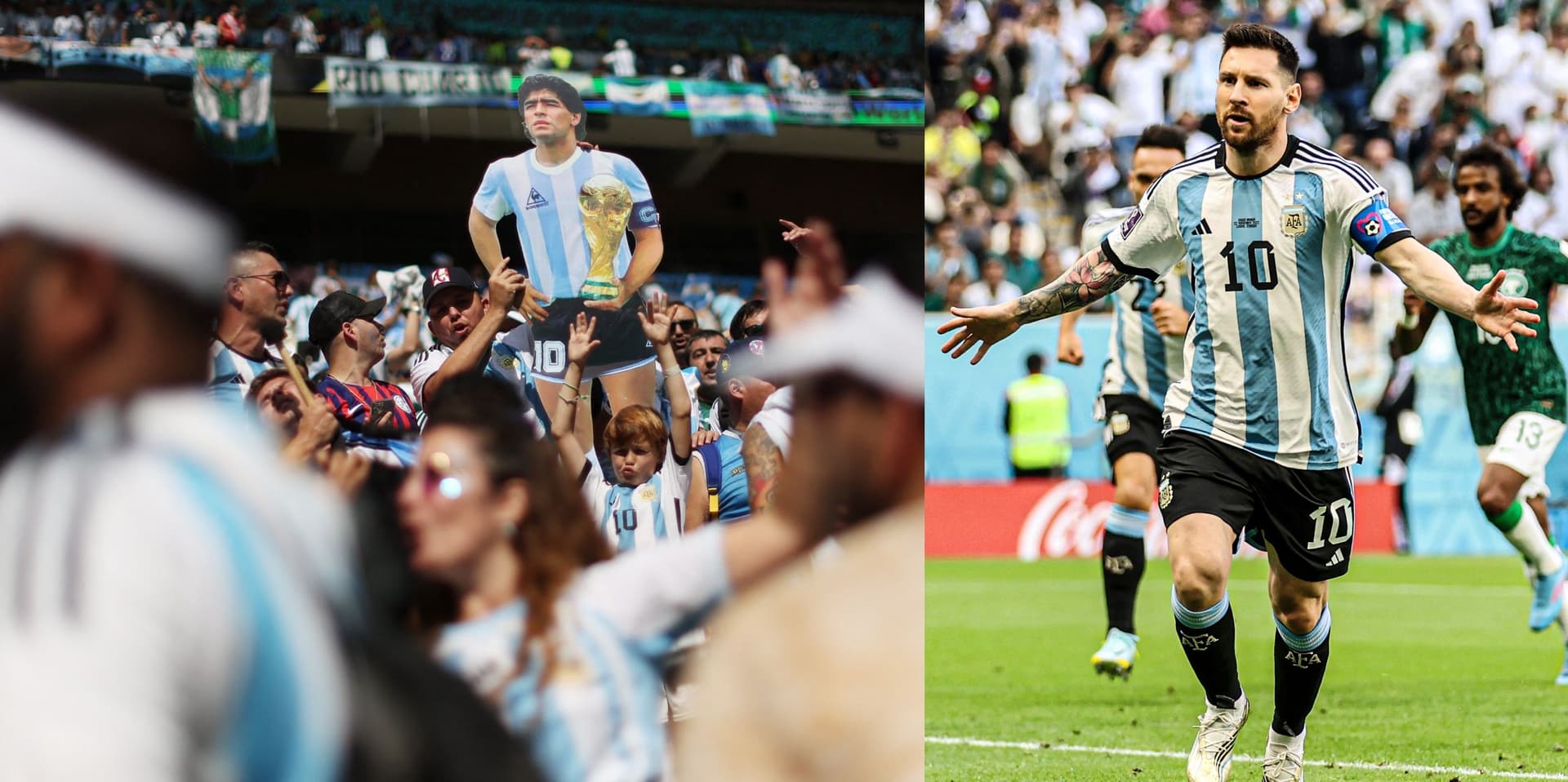 Lionel Messi made the 1-0 from the penalty spot, in the World Cup.
