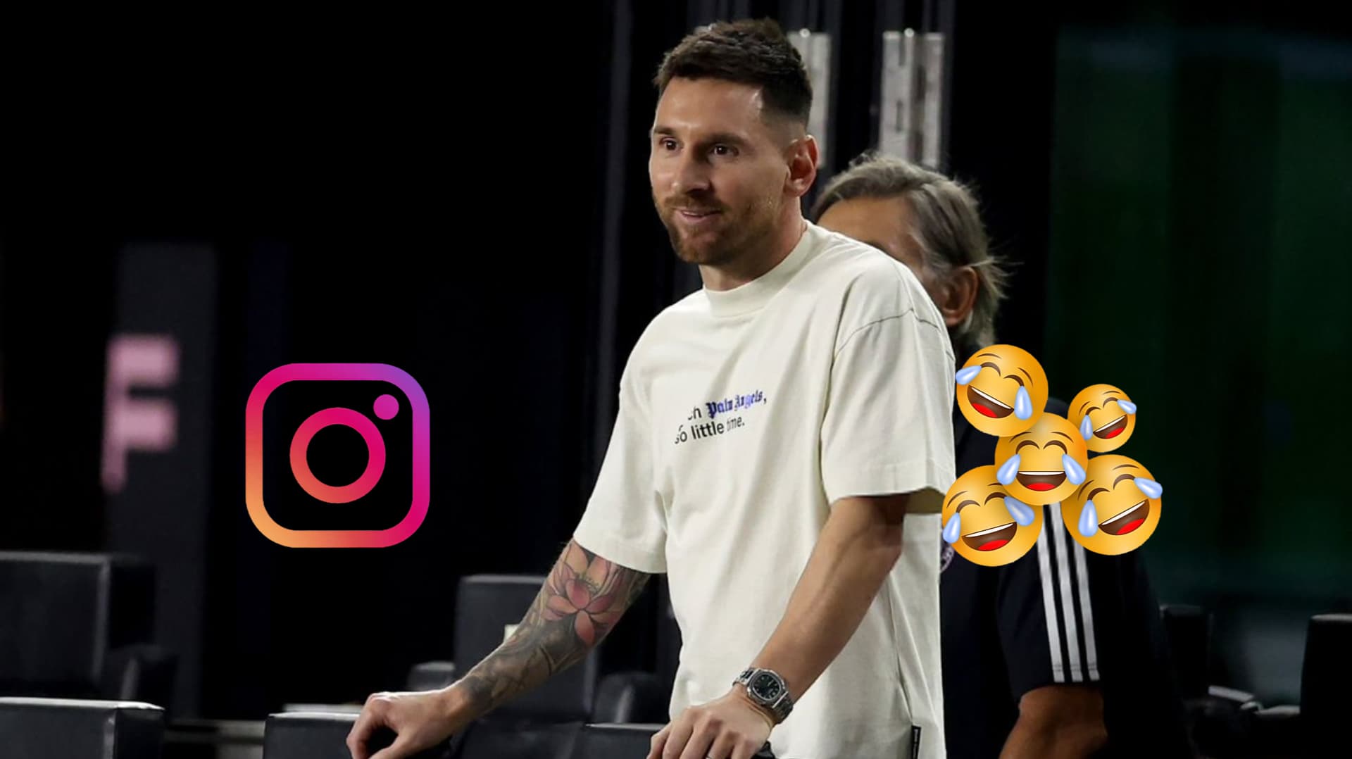 Lionel Messi messages a podcast host with a funny reply.
