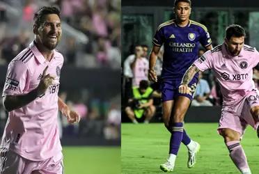 Lionel Messi never tires of shining with Inter Miami, look at his new goal and Antonela's reaction.