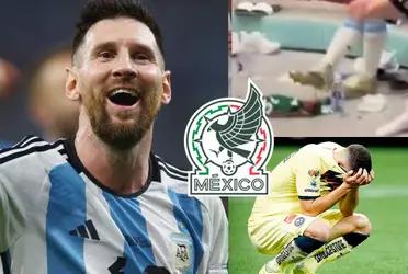 Lionel Messi not only stepped on Mexico's jersey, now he strikes a blow to America and one of his signings