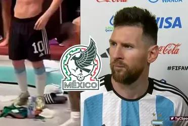 Lionel Messi not only stepped on the shirt of the Mexican National Team but now he had a new disdain for Mexico