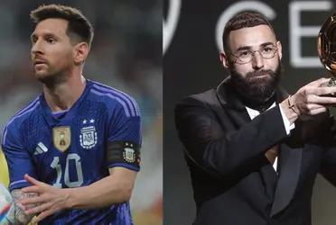 Lionel Messi only had praises for Benzema.