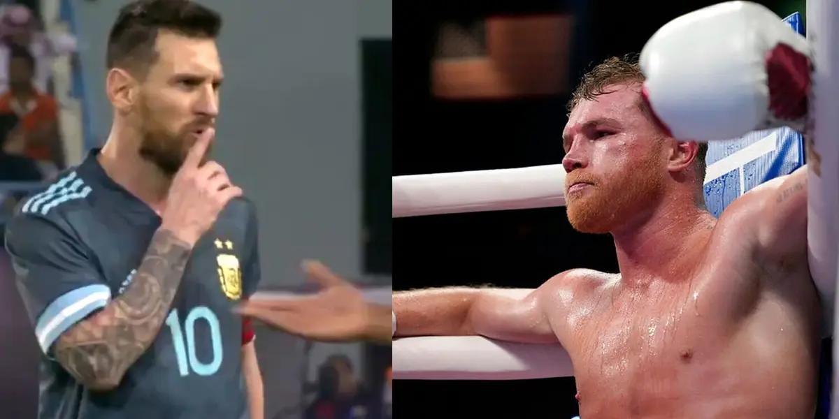 Lionel Messi received some apologies from Canelo, at last.
