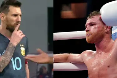 Lionel Messi received some apologies from Canelo, at last.
