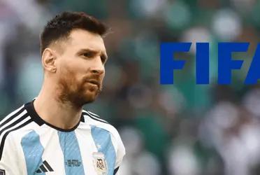 Lionel Messi receives a low blow from FIFA ahead of the Argentina-France final