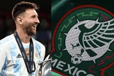 Lionel Messi recognized the talent of a Mexican player. He was critical of a match in which El Tri dominated. He congratulated one.