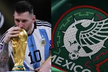 Lionel Messi, reigning World Cup champion, respects Mexican player; he even gave him a gift
