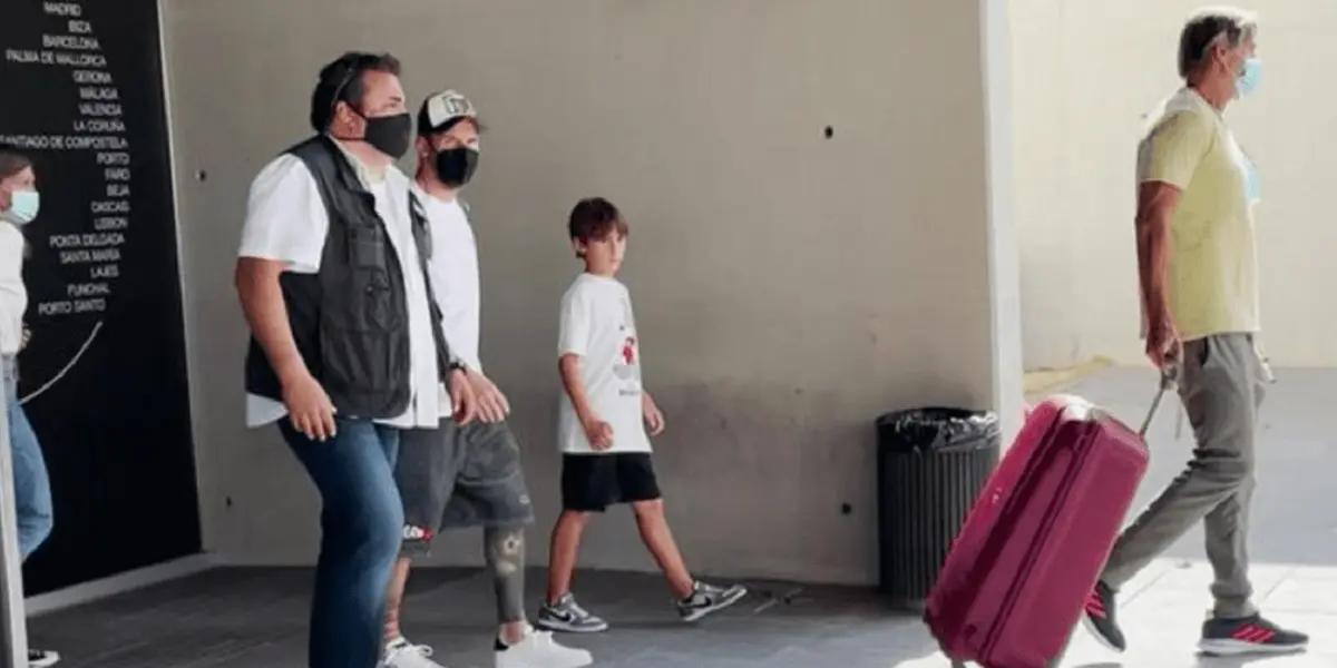 Lionel Messi returned to Barcelona with his family. Neymar is also back and both did not participate in the last PSG duel and took a few days to rest and visit his friend Luis Suarez.