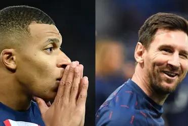 Lionel Messi scored a wonder goal, and Mbappe's reaction was not expected by PSG fans.