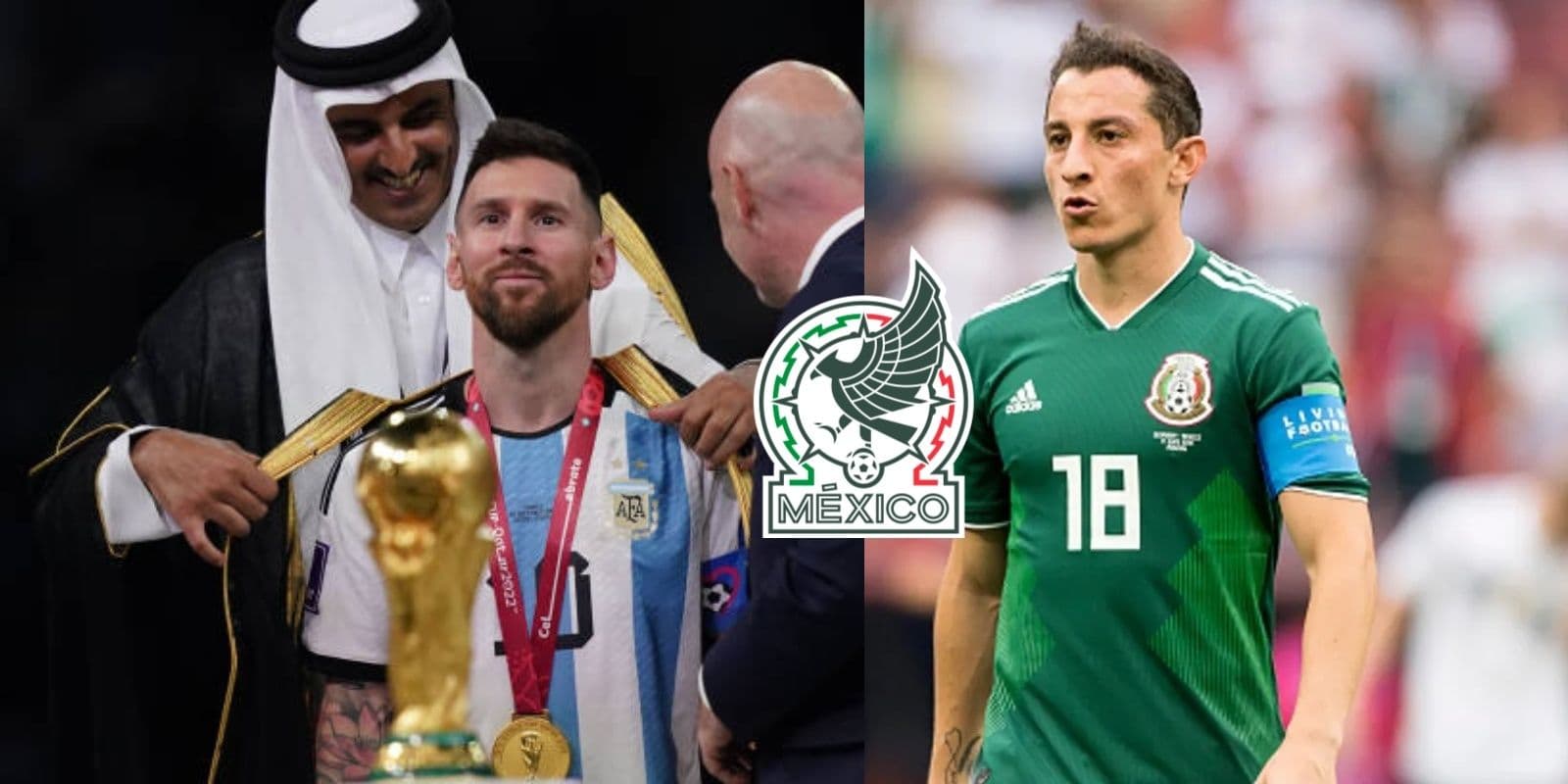 Lionel Messi stepped on Andres Guardado's shirt and what El Principito did as soon as he saw him lift the World Cup