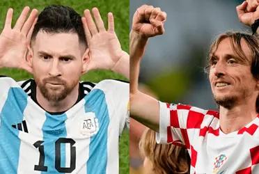 Lionel Messi stepped on it but this is what Luka Modric did when he received the Mexican national team's jersey