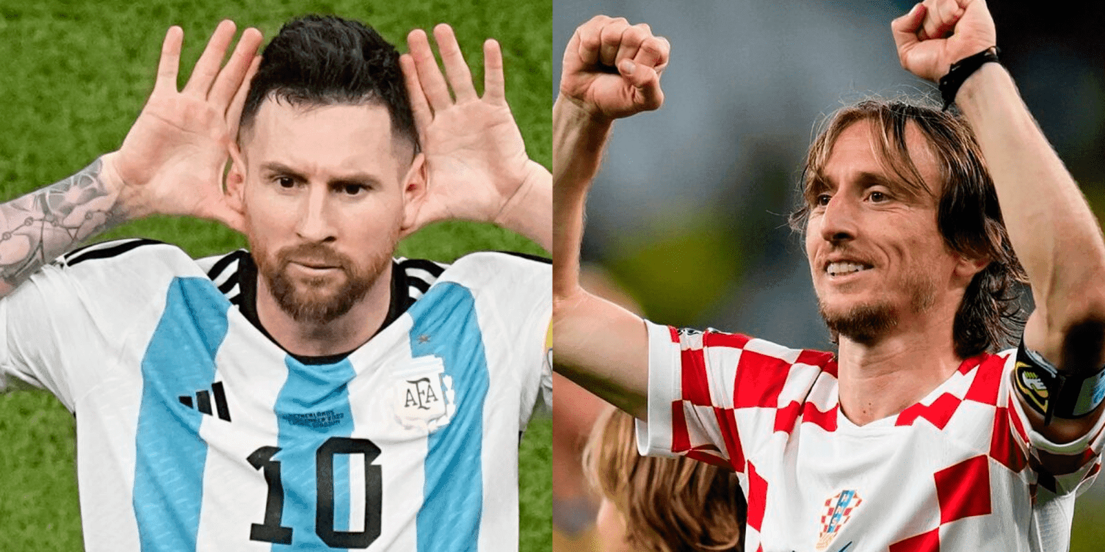 Lionel Messi stepped on it but this is what Luka Modric did when he received the Mexican national team's jersey