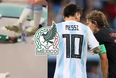 Lionel Messi stepped on Mexico's jersey in Argentina's dressing room, now what they do with Croatia's jersey