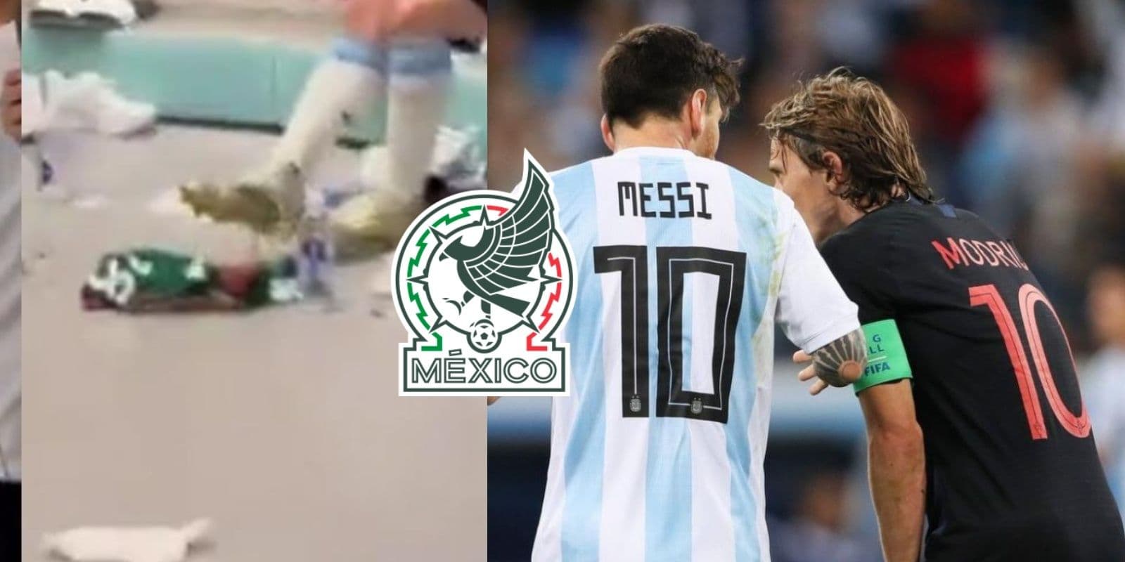 Lionel Messi stepped on Mexico's jersey in Argentina's dressing room, now what they do with Croatia's jersey