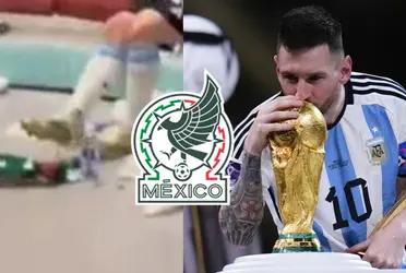 Lionel Messi stepped on the Mexico jersey, now the jersey has an unexpected destination