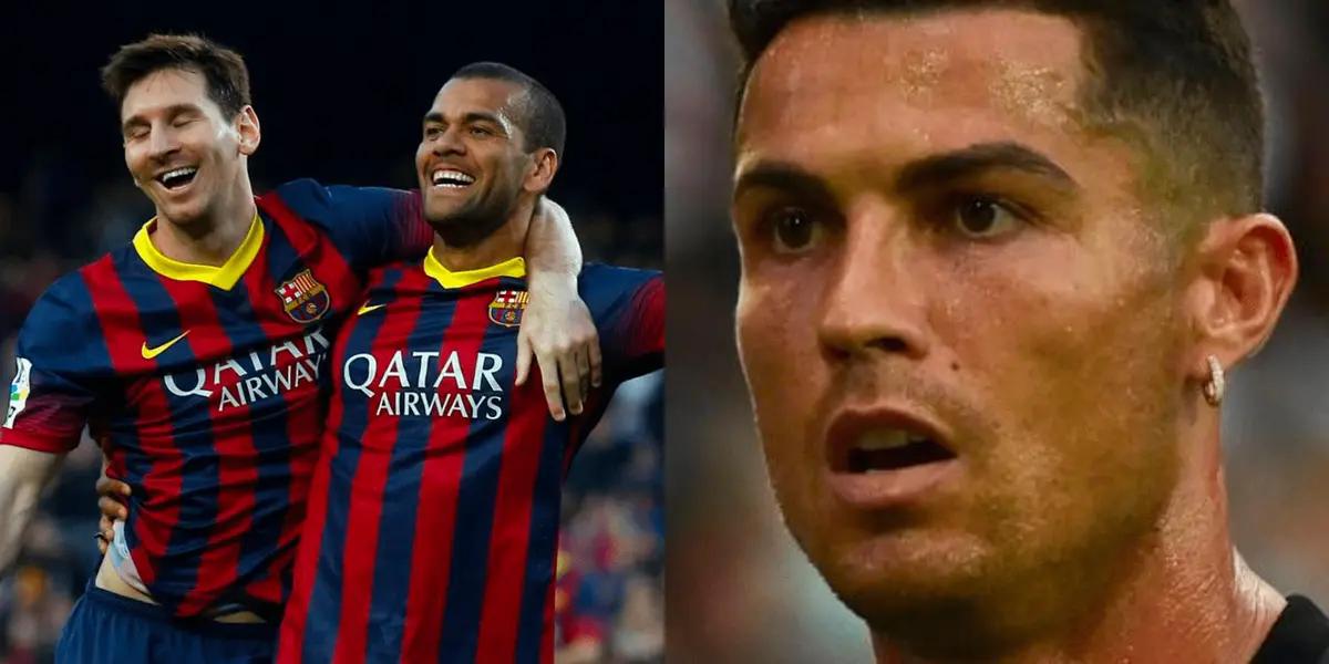 Lionel Messi suffered an unexpected betrayal by his friend Dani Alves.