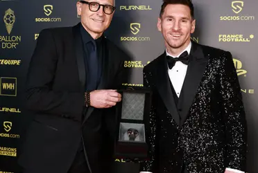Lionel Messi was gifted a custom made wristwatch to go with his seventh Ballon d'Or trophy. See how much it is worth.