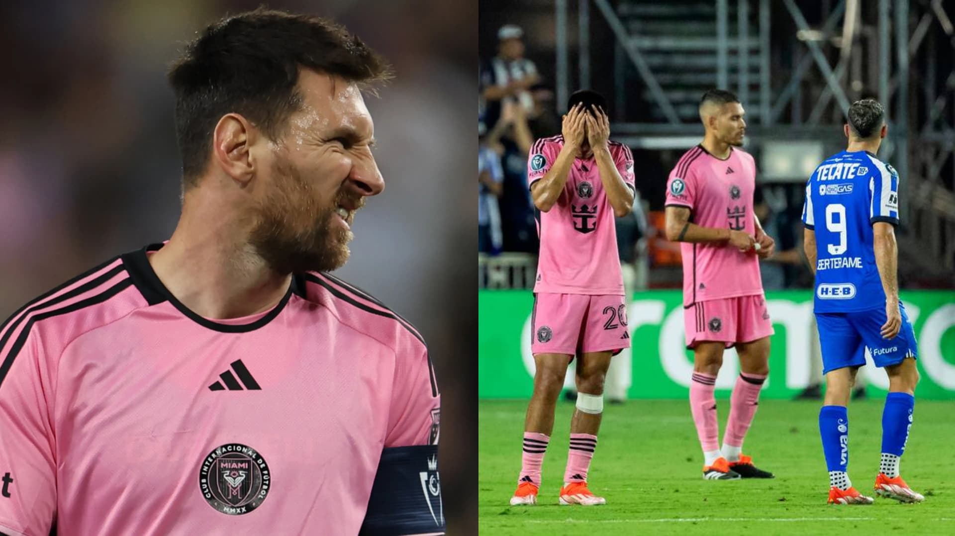 Lionel Messi was not happy after Inter Miami's loss against Monterrey.