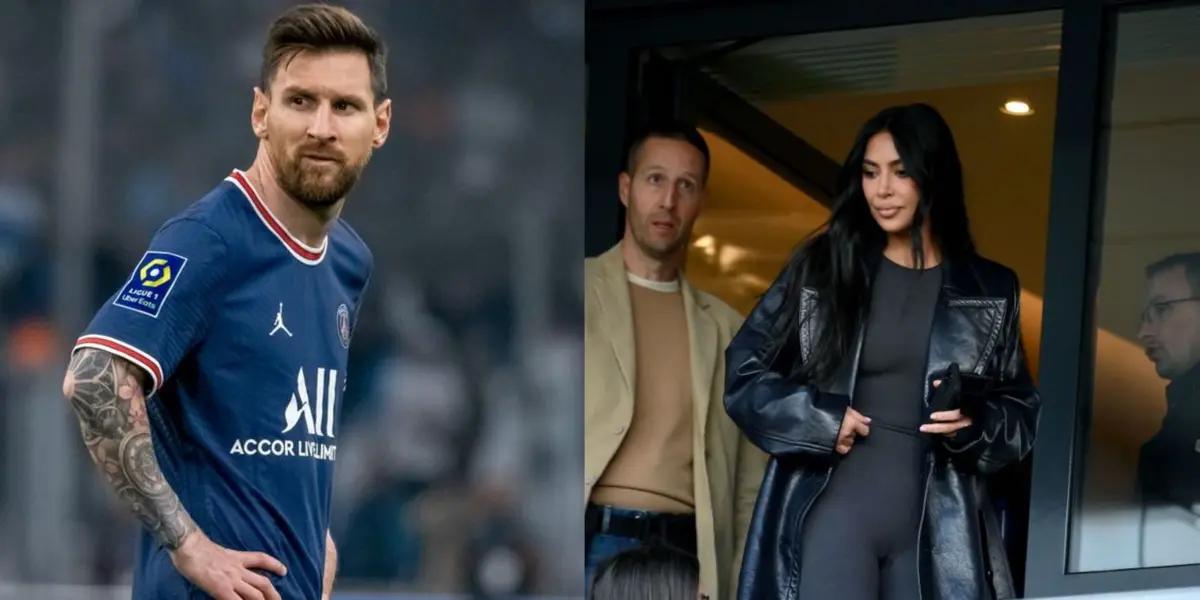 Lionel Messi was surprised to see this huge star at Parc des Princes.