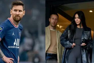 Lionel Messi was surprised to see this huge star at Parc des Princes.