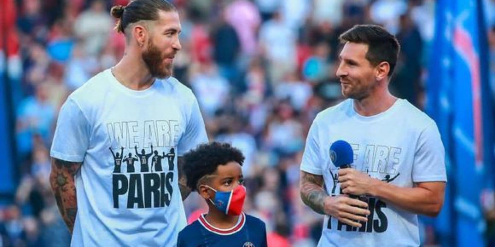 Lionel Messi was surprised when he saw the player Sergio Ramos highlighted with his latest Instagram post.