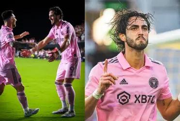 Lionel Messi with a double assist against Inter Miami