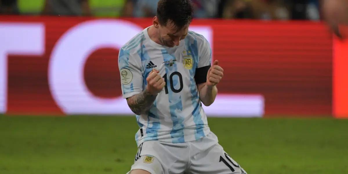 Lionel Messi won the Copa America with Argentina in June after many failures, ever since his reaction on social media changed.