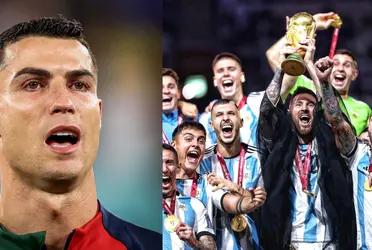 Lionel Messi won the World Cup, and this was Cristiano Ronaldo's response.