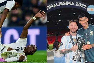 Lionel Messi would be proud of his friend with whom he was World Champion a year ago.