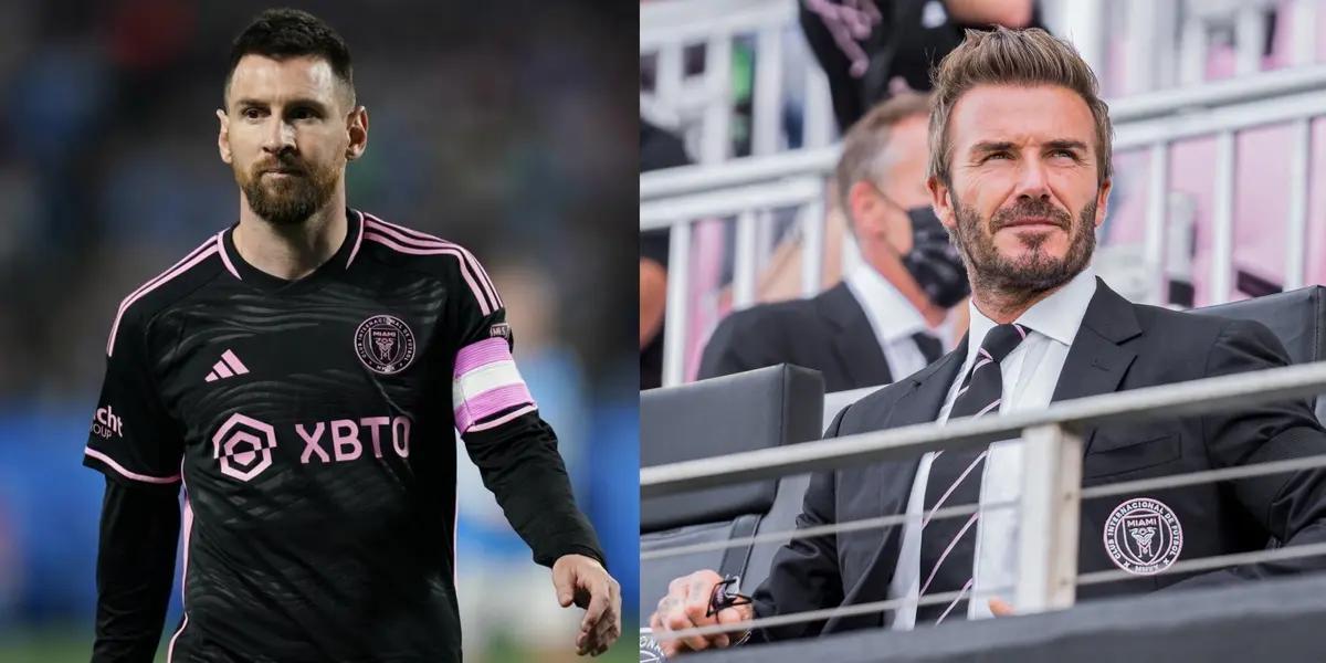 Lionel Messi would not continue without Beckham.