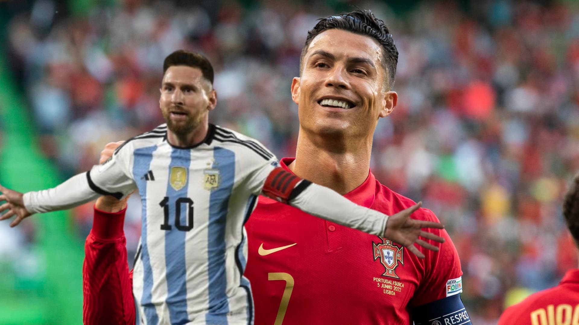 Lionel Messi y CR7
