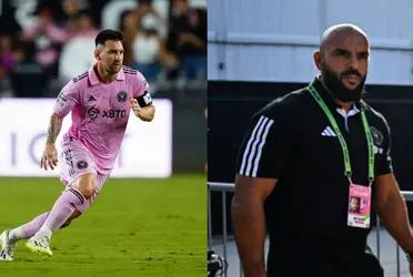 Lionel Messi's bodyguard does not rest and continues in action in the match against Nashville