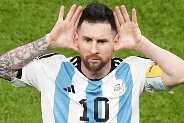 Lionel Messi's celebration is still remembered in the Netherlands