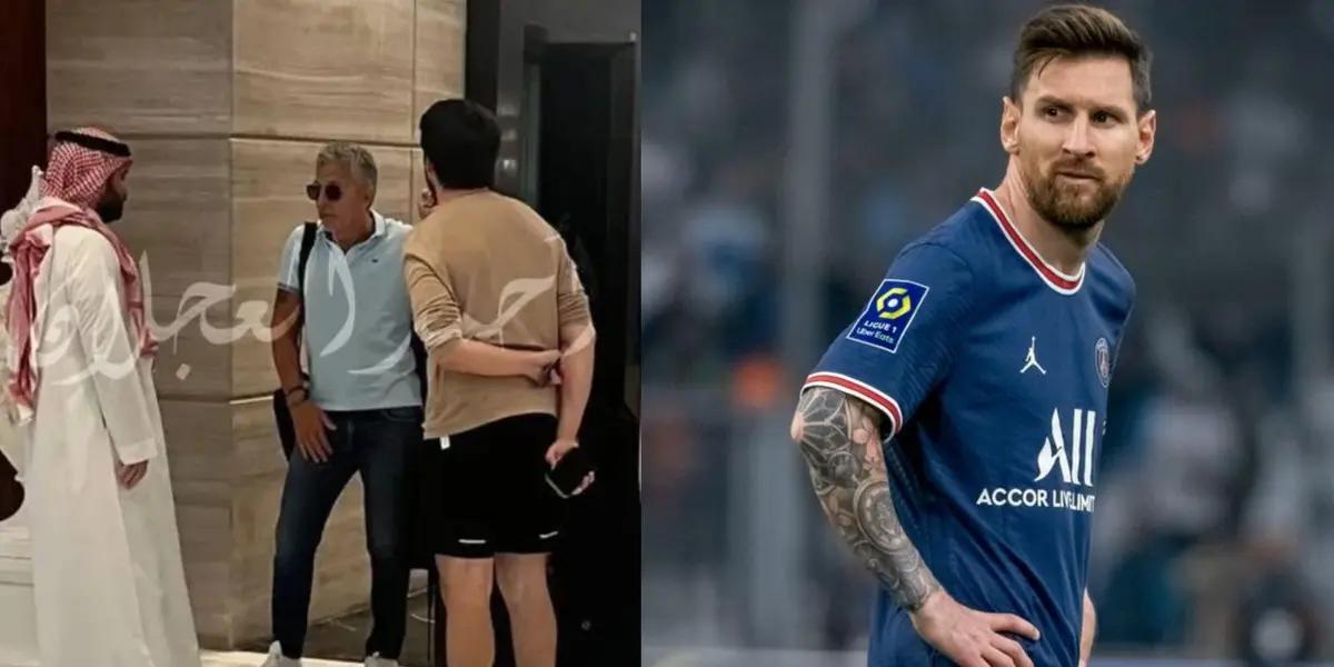 Lionel Messi's father was in Arabia and rumors are now spreading.