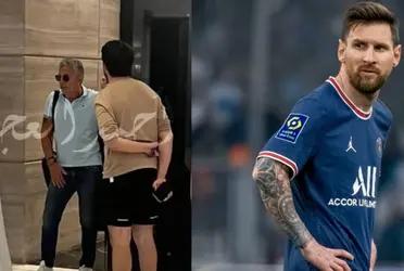 Lionel Messi's father was in Arabia and rumors are now spreading.