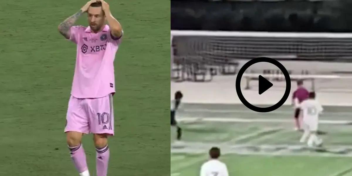 Lionel Messi's son is Lionel's true heir!