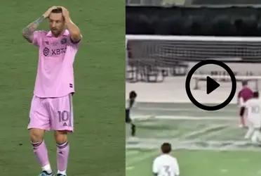 Lionel Messi's son is Lionel's true heir!