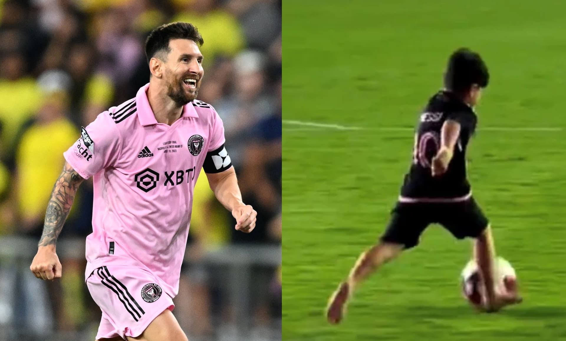 Lionel Messi's son seems to have his father's inheritance at soccer