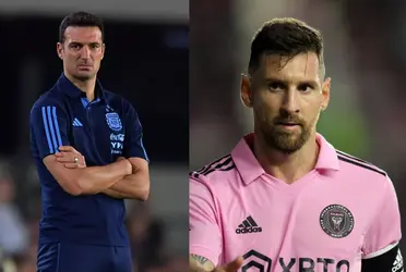 What Scaloni says about Messi stopping playing for months after not qualifying for the playoffs