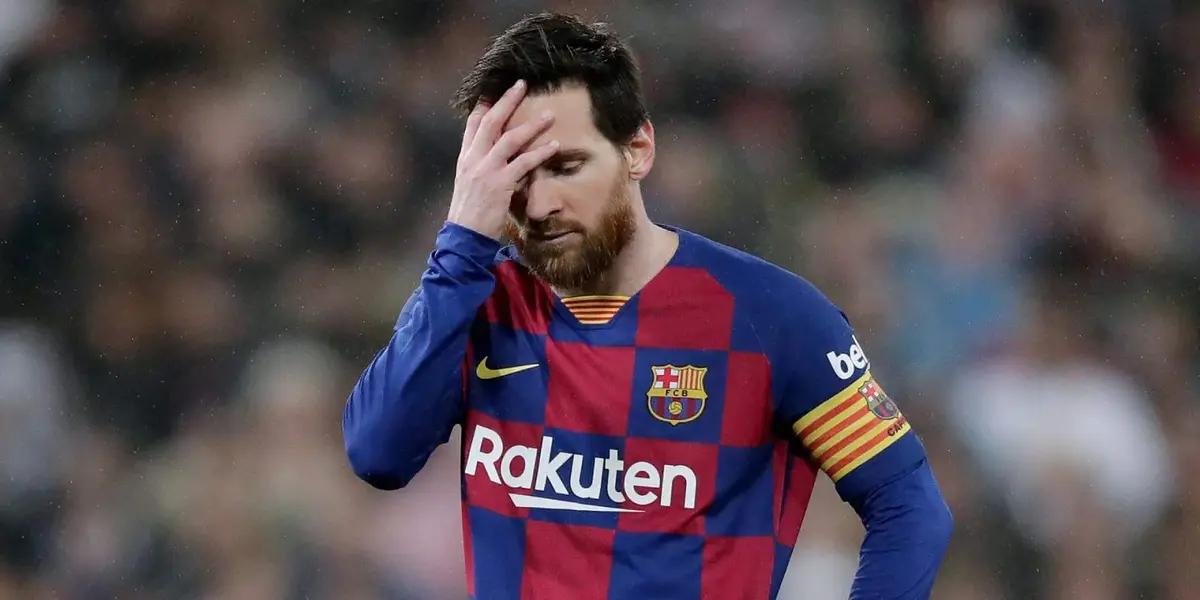 Lionel still hasn't returned to Barcelona and some journalists have already started hitting him.
