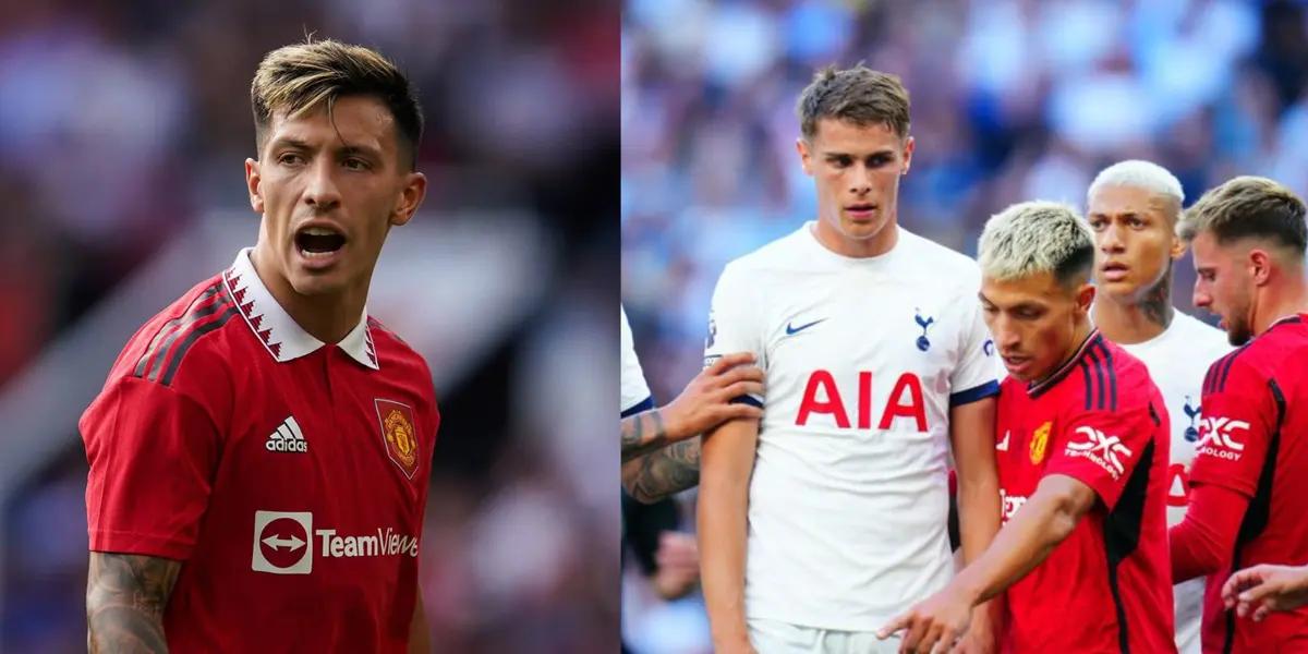 Lisandro Martinez had a performance that the fans did not like at all