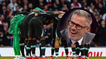 Liverpool and Carragher players. Photo: Liverpool and Carragher networks.