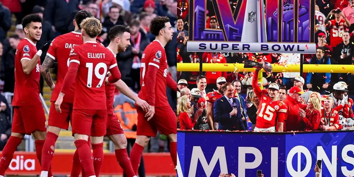 Liverpool and Kansas City Chiefs share similar success at the same time.