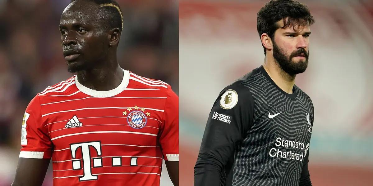 Liverpool FC goalkeeper's reaction when he spotted Sadio Mane again