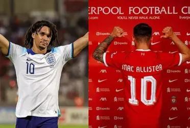 Liverpool FC's decision to take Alexis Mac Allister's number off as they watch Alexander-Arnold with the England squad