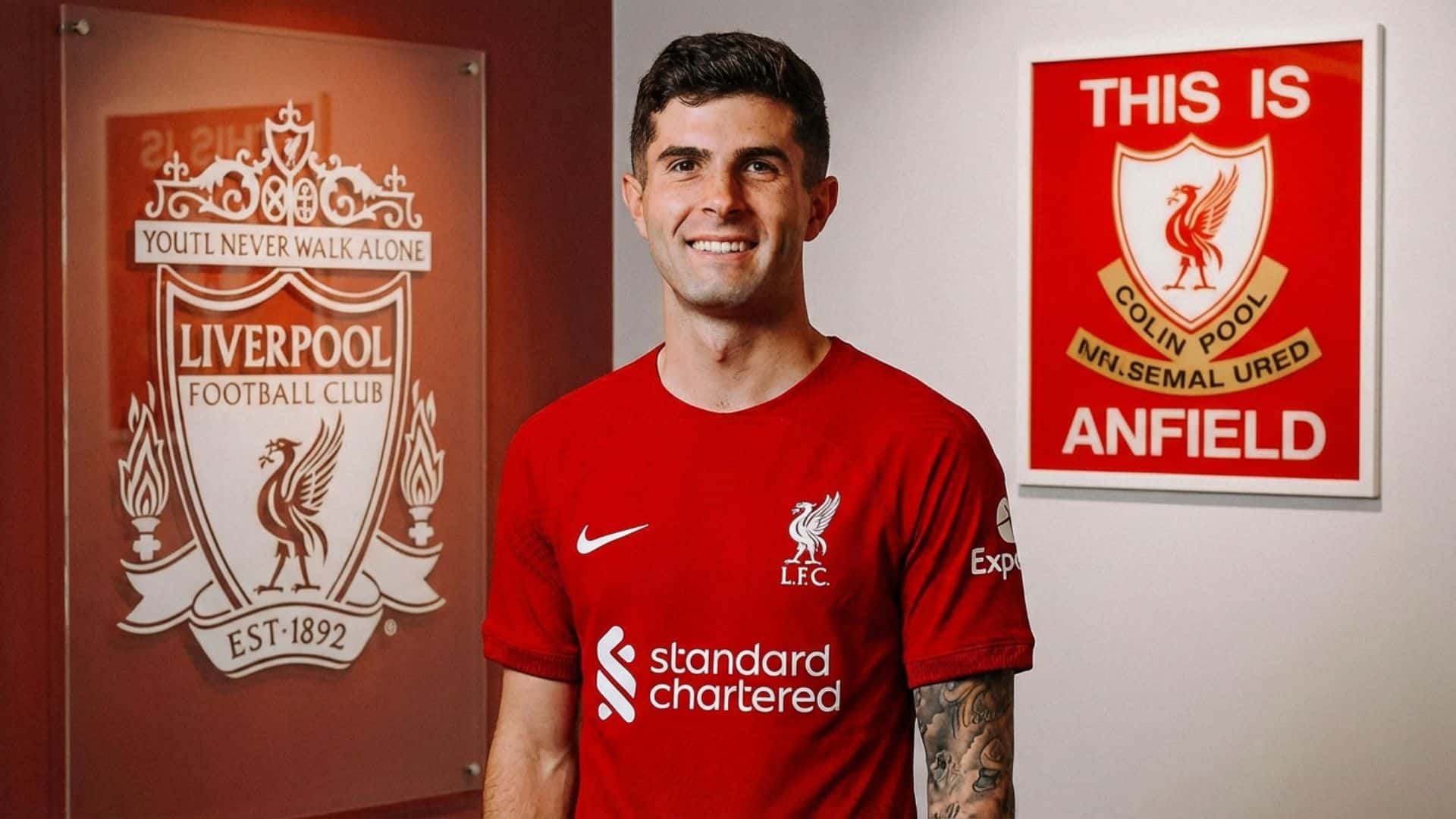 Liverpool is monitoring Christian Pulisic by the next season - Picture created by AI