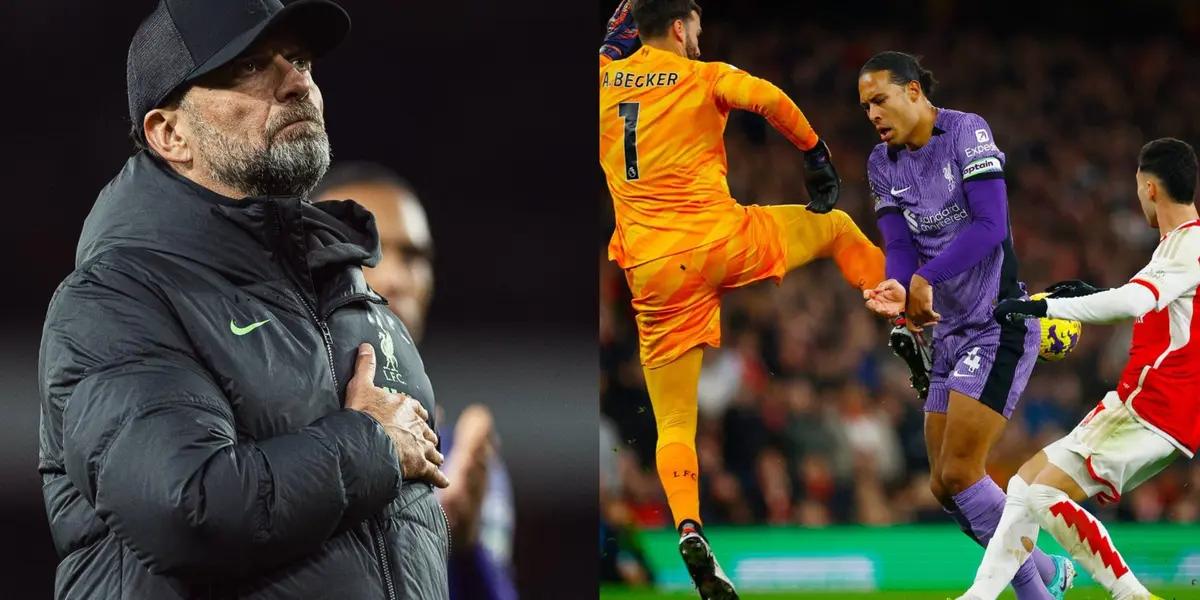 Liverpool loses their second game of the Premier League this season after losing 3-1 to Arsenal.