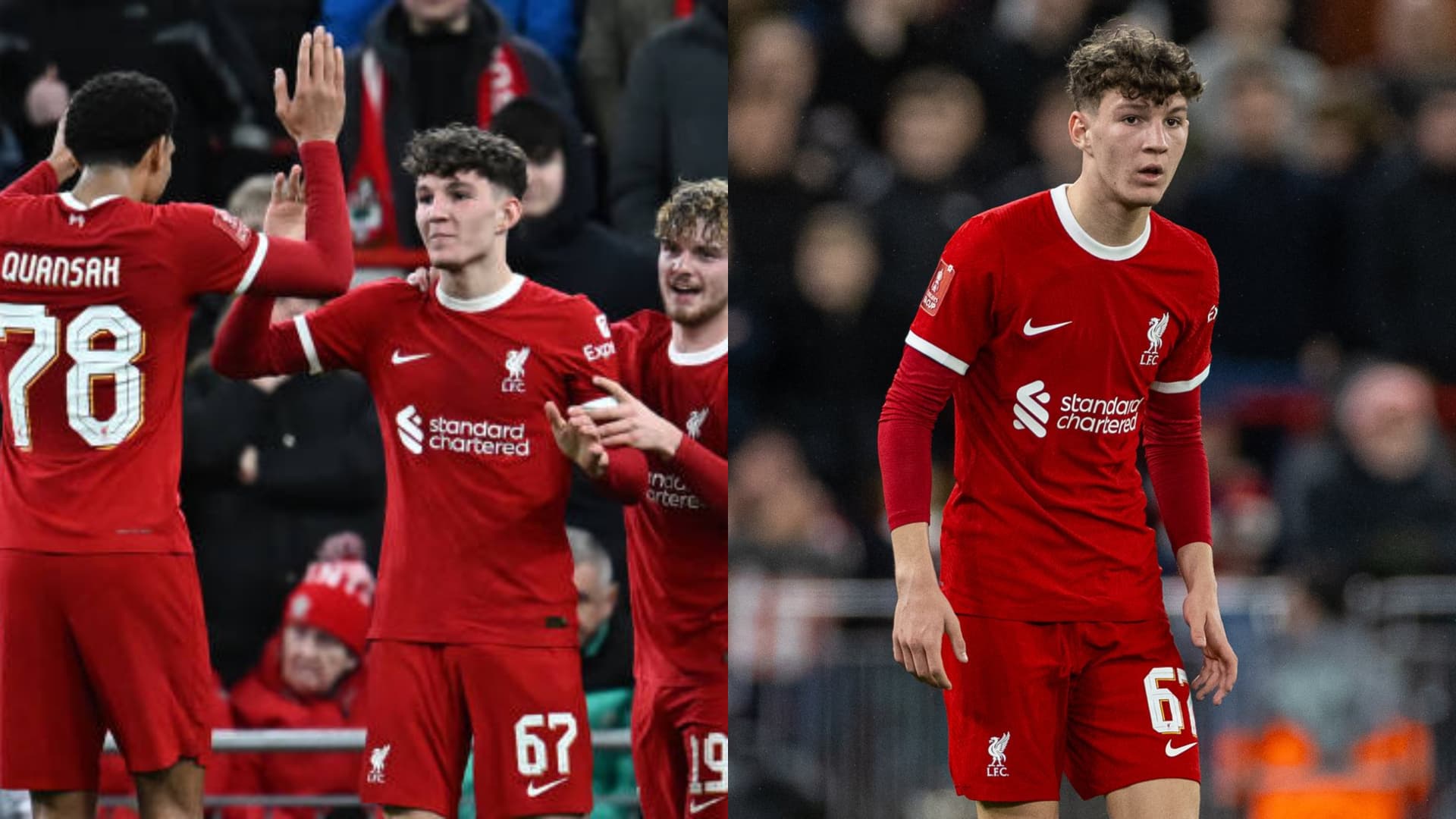 Liverpool takes a late 1-0 lead against Southampton in the FA Cup thanks to debutant Koumas.