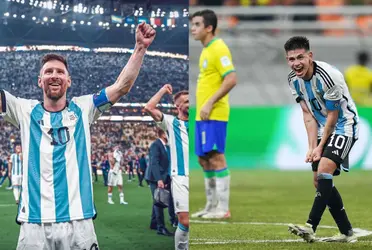 (VIDEO) Argentina found Messi's heir and it's not Julian Alvarez, the wonder goal he scored vs Brazil